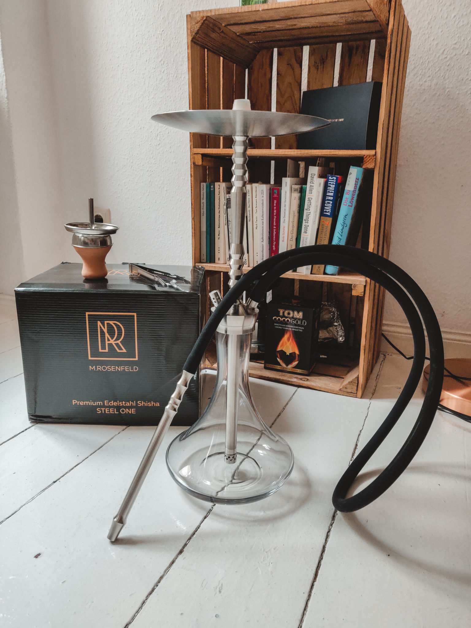 Edelstahl Shisha STEEL One im Test M. Rosenfeld Shisha Experte